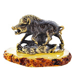 0045591/690 Сувенир Кабан Секач Сувенир (белый)