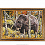 Картина на бересте "Медведь" 70x50 см, фотография 1. Интернет-магазин ЛАВКА ПОДАРКОВ