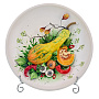 Настенное керамическое панно "Тарелка" 31х31 см, фотография 1. Интернет-магазин ЛАВКА ПОДАРКОВ