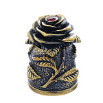 0047154/693 Сувенир Наперсток Роза с магнитом Сувенир