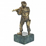 Бронзовая статуэтка "Спецназовец", фотография 4. Интернет-магазин ЛАВКА ПОДАРКОВ