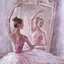 Картина "Балерина" 50х70 см, фотография 3. Интернет-магазин ЛАВКА ПОДАРКОВ