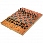 Шахматы деревянные малые "Галлы и римляне" 50х35 см, фотография 1. Интернет-магазин ЛАВКА ПОДАРКОВ
