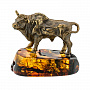 Статуэтка с янтарем "Бык", фотография 5. Интернет-магазин ЛАВКА ПОДАРКОВ