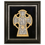 0073307 Гальванопластика ПАННО "КРЕСТ СТАРОРУССКИЙ" К-01