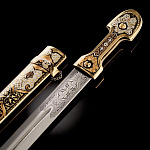 0066396 Оружие сувенирное КИНЖАЛ БОЛЬШОЙ "РАГДАН" Эмаль, камень