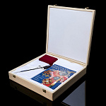 15808/набор Подарочный набор "НАГРАДЫ РОССИИ": книга+набор наград+кортик в ПУ