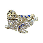 0023729 Традиции ФАБЕРЖЕ Сувенир-ШКАТУЛКА "МОРСКОЙ КОТИК" В13-13