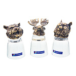 Набор стопок-перевертышей "Медведь, Лось, Тигр"