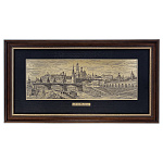 /35*72см Офорт черно-белый  "Москва.Кремль. Вид с Москворецкого моста"  