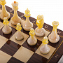 Шахматный ларец с янтарными фигурами 37х37 см, фотография 11. Интернет-магазин ЛАВКА ПОДАРКОВ