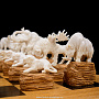 Шахматы с фигурами из кости мамонта "Противостояние", фотография 4. Интернет-магазин ЛАВКА ПОДАРКОВ