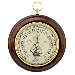 Барометр настенный из дерева "Корабль"