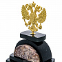 Часы из натурального камня "Герб РФ", фотография 3. Интернет-магазин ЛАВКА ПОДАРКОВ