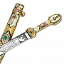 Набор сувенирный с кинжалом и двумя рогами, фотография 6. Интернет-магазин ЛАВКА ПОДАРКОВ