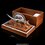 Нож сувенирный "Динозавр" на подставке. Златоуст, фотография 7. Интернет-магазин ЛАВКА ПОДАРКОВ