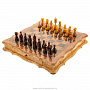 Шахматы из карельской березы с фигурами из янтаря 46х46 см, фотография 7. Интернет-магазин ЛАВКА ПОДАРКОВ