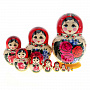 Матрешка "Семеновская" 10 мест, фотография 5. Интернет-магазин ЛАВКА ПОДАРКОВ
