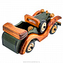 Деревянная игрушка "Машина ретро кабриолет", фотография 4. Интернет-магазин ЛАВКА ПОДАРКОВ
