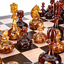 Деревянные шахматы с фигурами из янтаря, фотография 8. Интернет-магазин ЛАВКА ПОДАРКОВ