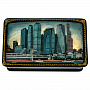 Шкатулка с художественной росписью "Москва-сити", фотография 4. Интернет-магазин ЛАВКА ПОДАРКОВ