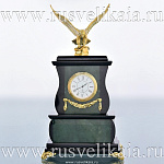0028522/Ф Златоуст ЧАСЫ "Орел" тумба , позолота, в П/У