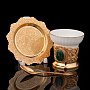 Кофейная пара "Малахит". Златоуст, фотография 6. Интернет-магазин ЛАВКА ПОДАРКОВ