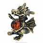Статуэтка с янтарем "Дракон с подарком", фотография 4. Интернет-магазин ЛАВКА ПОДАРКОВ