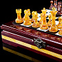 Шахматы в ларце с янтарными фигурами "Янтарный Кенигсберг", фотография 8. Интернет-магазин ЛАВКА ПОДАРКОВ