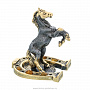 Статуэтка с янтарем "Лошадь на подкове", фотография 3. Интернет-магазин ЛАВКА ПОДАРКОВ