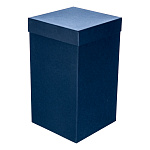 100561 14*14*25 КОРОБ картонный СИНИЙ