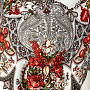 Платок шерстяной "Русский стиль" 120х120 см, фотография 2. Интернет-магазин ЛАВКА ПОДАРКОВ