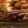 Картина янтарная "Осенний лес" 98х75 см, фотография 4. Интернет-магазин ЛАВКА ПОДАРКОВ