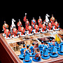 Шахматы эксклюзивные из стекла "Казачьи маневры", фотография 3. Интернет-магазин ЛАВКА ПОДАРКОВ