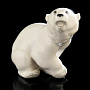 Статуэтка "Медвежонок белый". ИФЗ, фотография 1. Интернет-магазин ЛАВКА ПОДАРКОВ