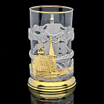 0064964/Э-М Подстаканник "Русский север" с покрытием