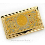 0010272 Златоуст Визитница "Герб Азербайджана" в ПУ