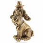 Скульптура интерьерная "Собачка в шляпе", фотография 1. Интернет-магазин ЛАВКА ПОДАРКОВ