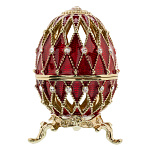 Пасхальное яйцо с часами. Традиции Фаберже