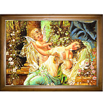 0040291/ЛО/60*80см Янтарь Картина "ДЕЛА АМУРНЫЕ" 