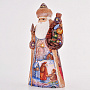Скульптура из дерева "Дед Мороз с подарками", фотография 1. Интернет-магазин ЛАВКА ПОДАРКОВ