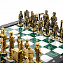 Шахматы из камня и бронзы "Железнодорожные" 37х37 см, фотография 2. Интернет-магазин ЛАВКА ПОДАРКОВ