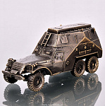 0030445 Бронза Скульптура "БТР-152К" масштаб-1:72