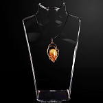 0026152/6,2г Янтарь Кулон Золото 585* янтарь натуральный цельный 6,2г