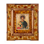 Икона янтарная "Георгий Победоносец" 26х30 см, фотография 3. Интернет-магазин ЛАВКА ПОДАРКОВ