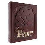 0074117 СЕМЕЙНЫЙ АЛЬБОМ изысканная кожа с незол.ДРЕВОМ без оплетки бордо РК-10