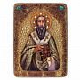 Икона из мореного дуба "Святой Василий Великий" 29х21 см, фотография 5. Интернет-магазин ЛАВКА ПОДАРКОВ