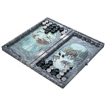 23263 Нат.камень НАРДЫ (мрамор) 