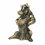 Бронзовая статуэтка "Бык-красавчик", фотография 1. Интернет-магазин ЛАВКА ПОДАРКОВ