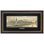  /35*72см Офорт черно-белый " Вид на Кремль с Б.Каменного моста " 